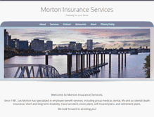 Tablet Screenshot of mortoninsuranceservices.com